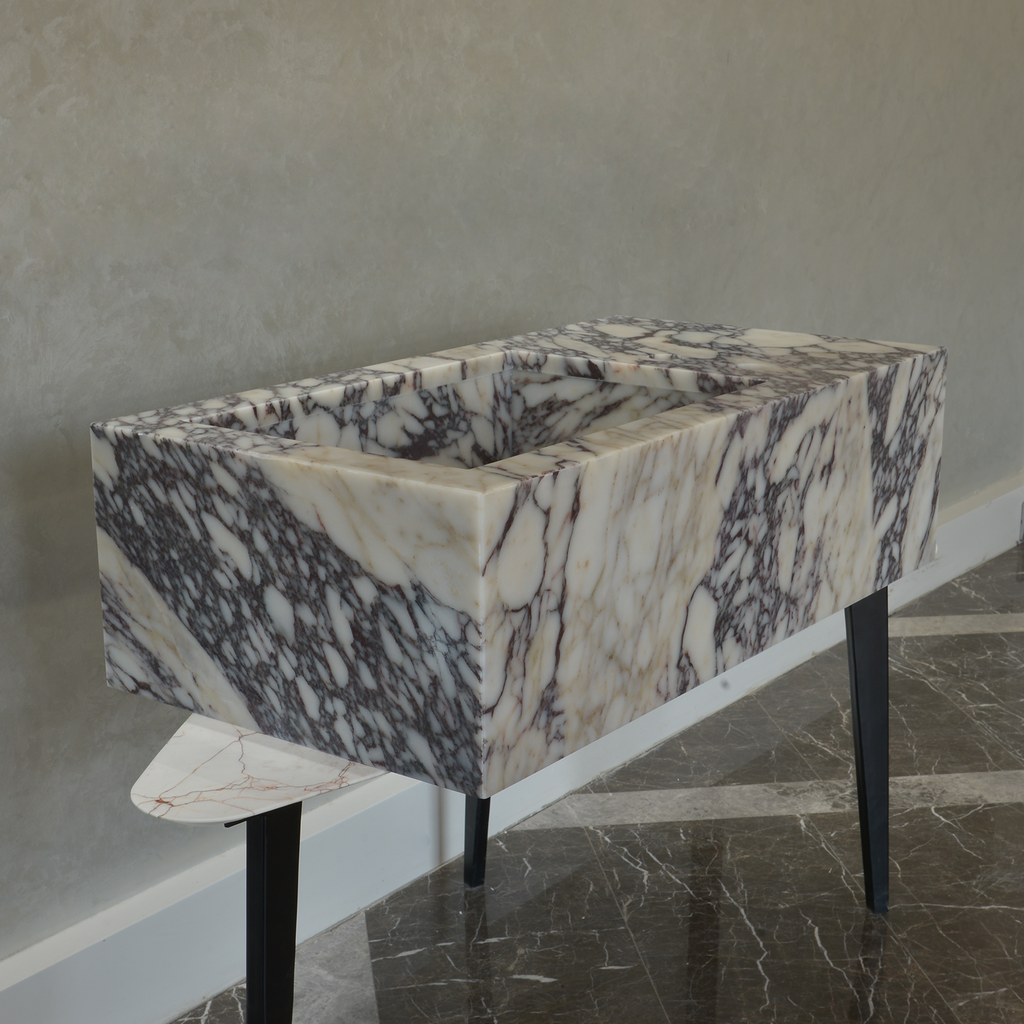 CUSTOM MADE CALACATTA VIOLA BATHROOM SINK (NS-062)