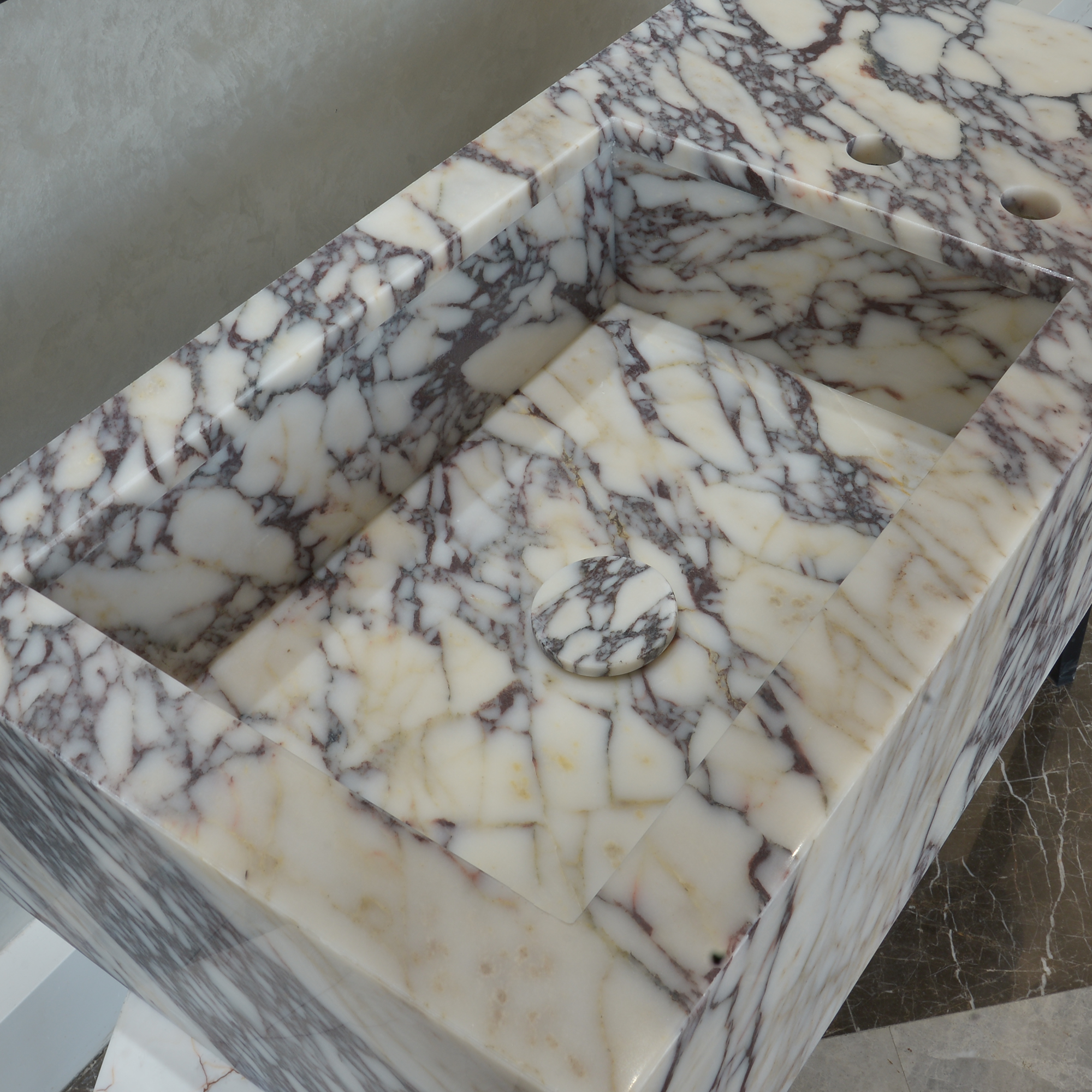 CUSTOM MADE CALACATTA VIOLA BATHROOM SINK (NS-062)