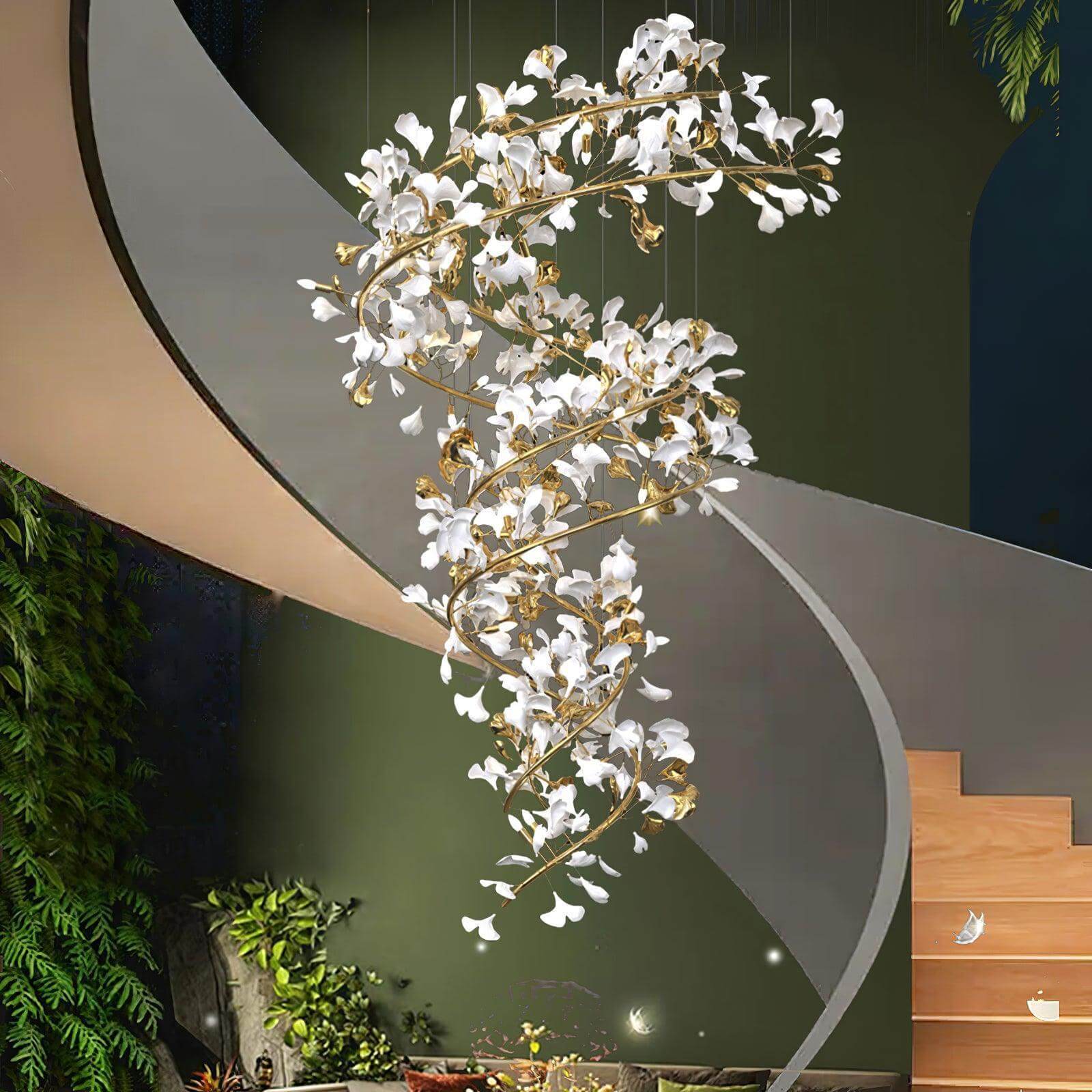 Gingko Chandelier Style M