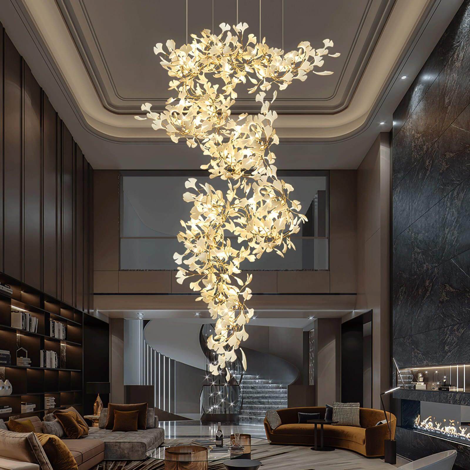 Gingko Chandelier Style M