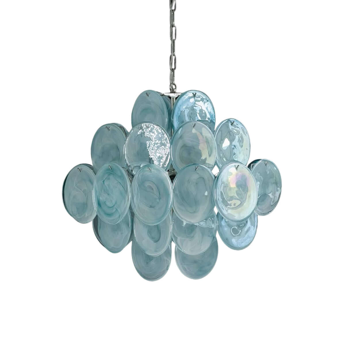 Murano Disk Chandelier 20"