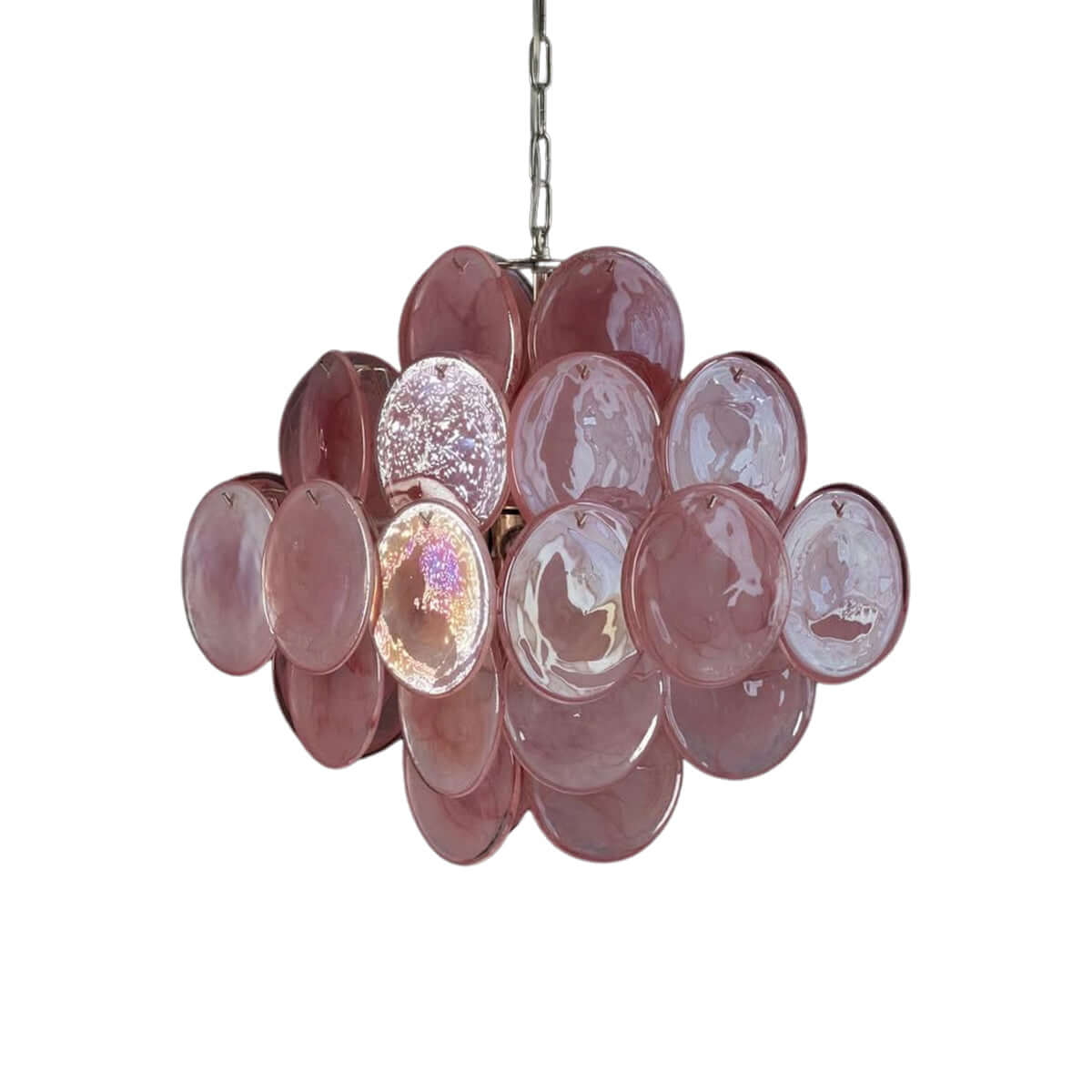 Murano Disk Chandelier 20"