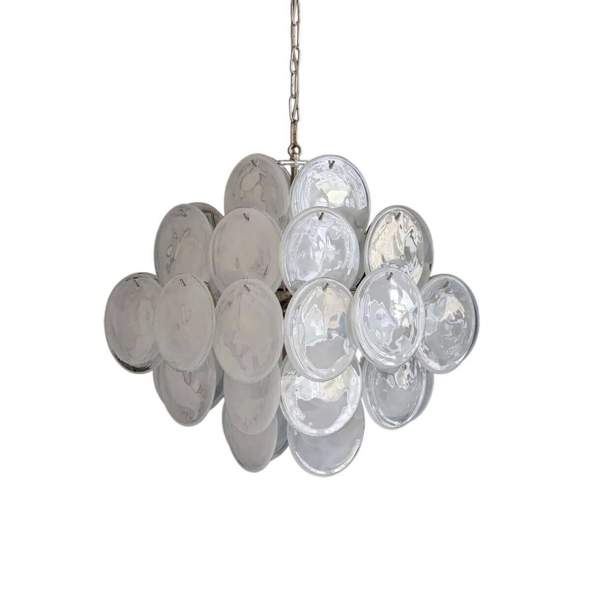 Murano Disk Chandelier 20"