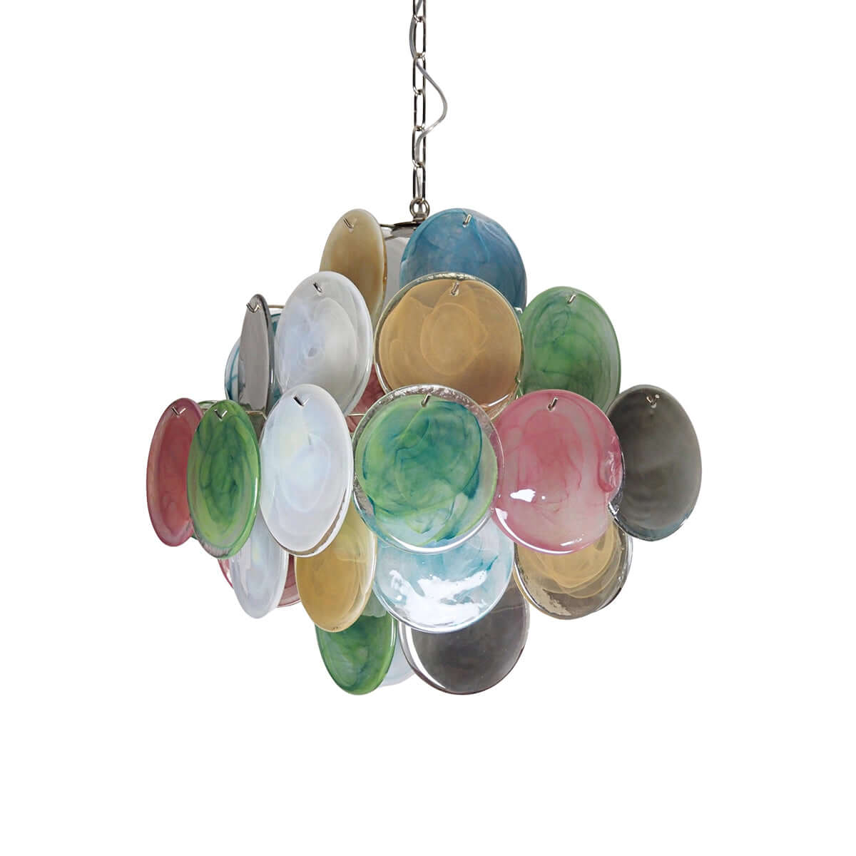 Murano Disk Chandelier 20"