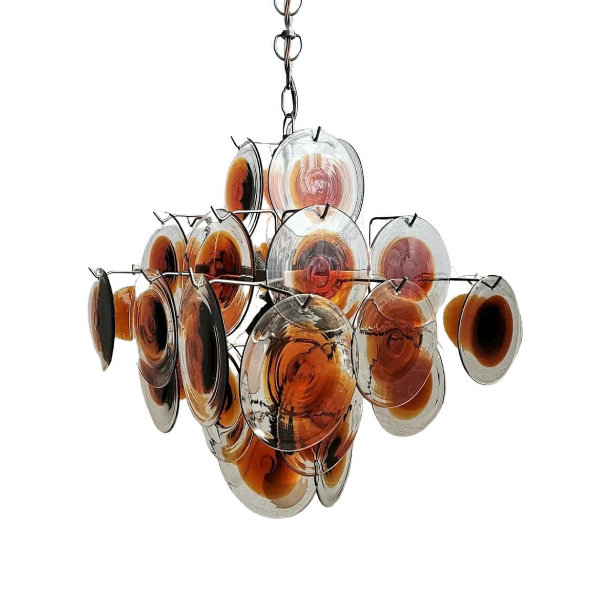 Murano Disk Chandelier 22"