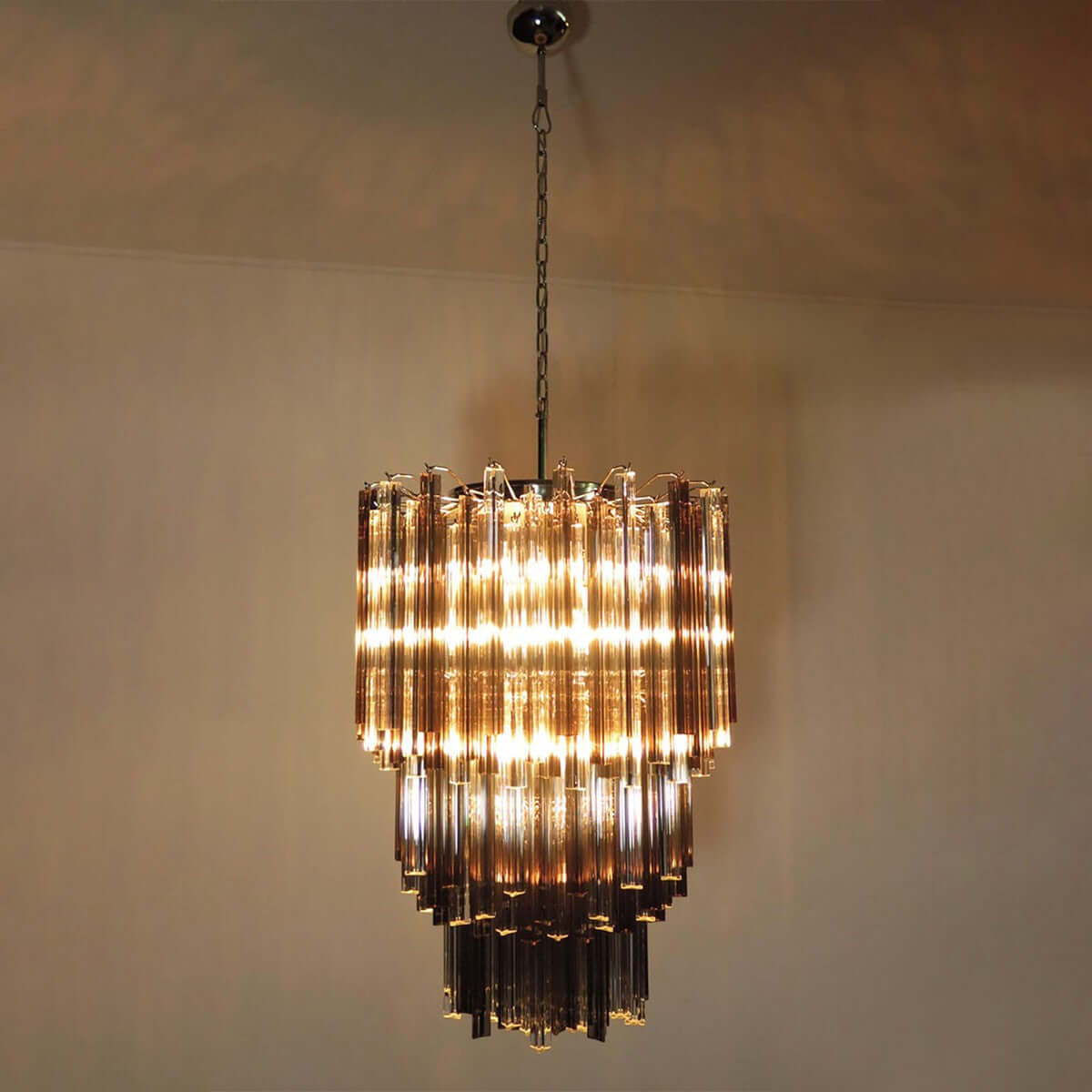 Murano Prisms Chandelier 24"