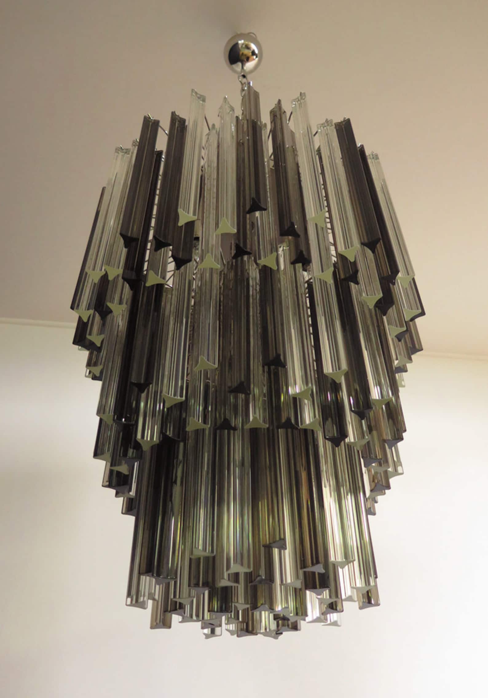 Murano Prisms Chandelier 24"