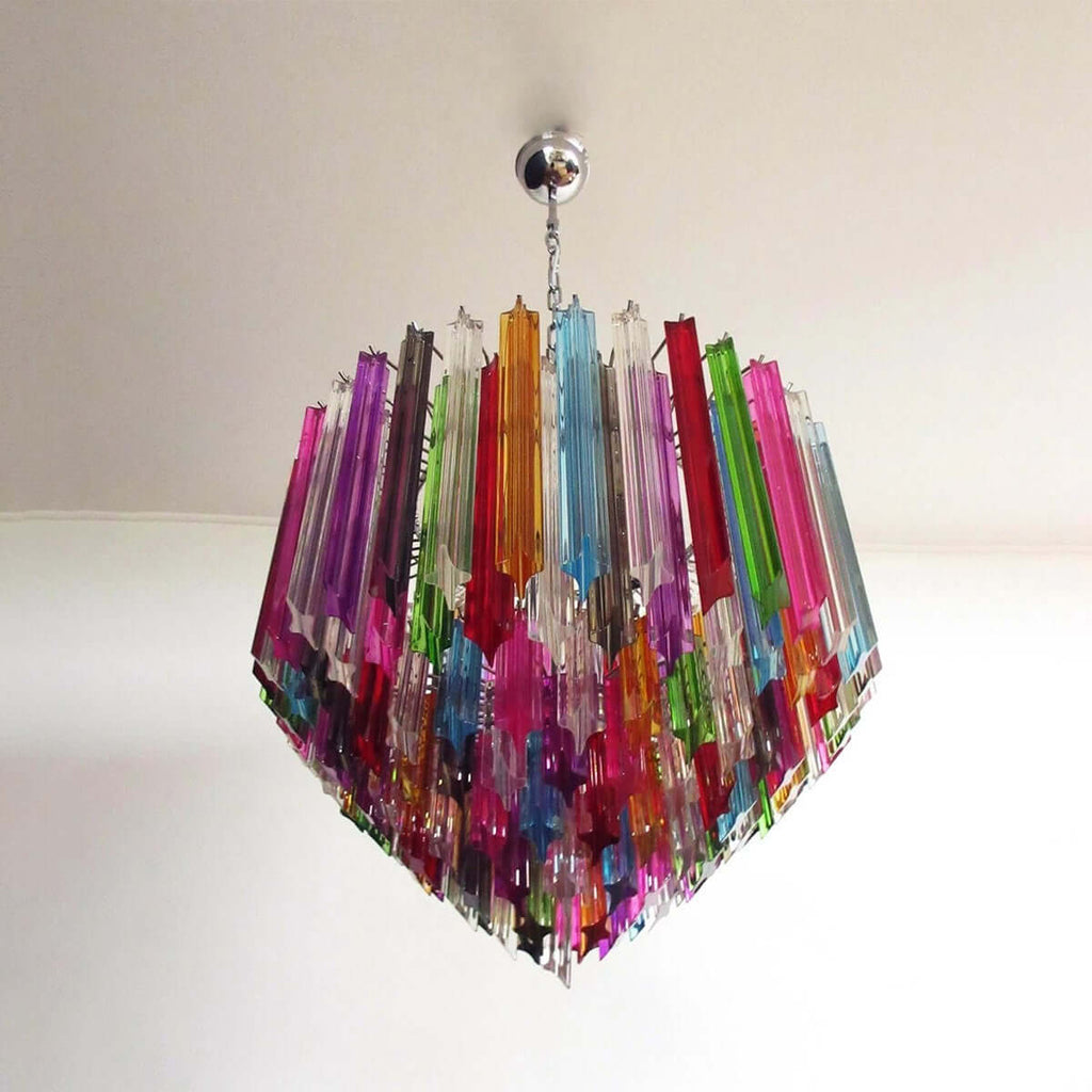 Murano Prisms Chandelier 30"