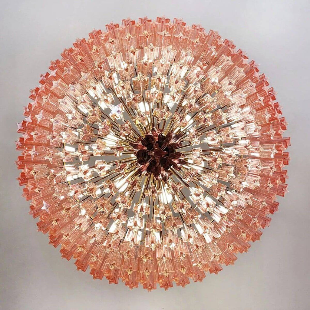 Murano Prisms Chandelier 30"