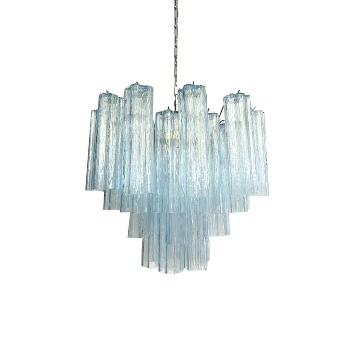 Murano Tubes Chandelier 23"