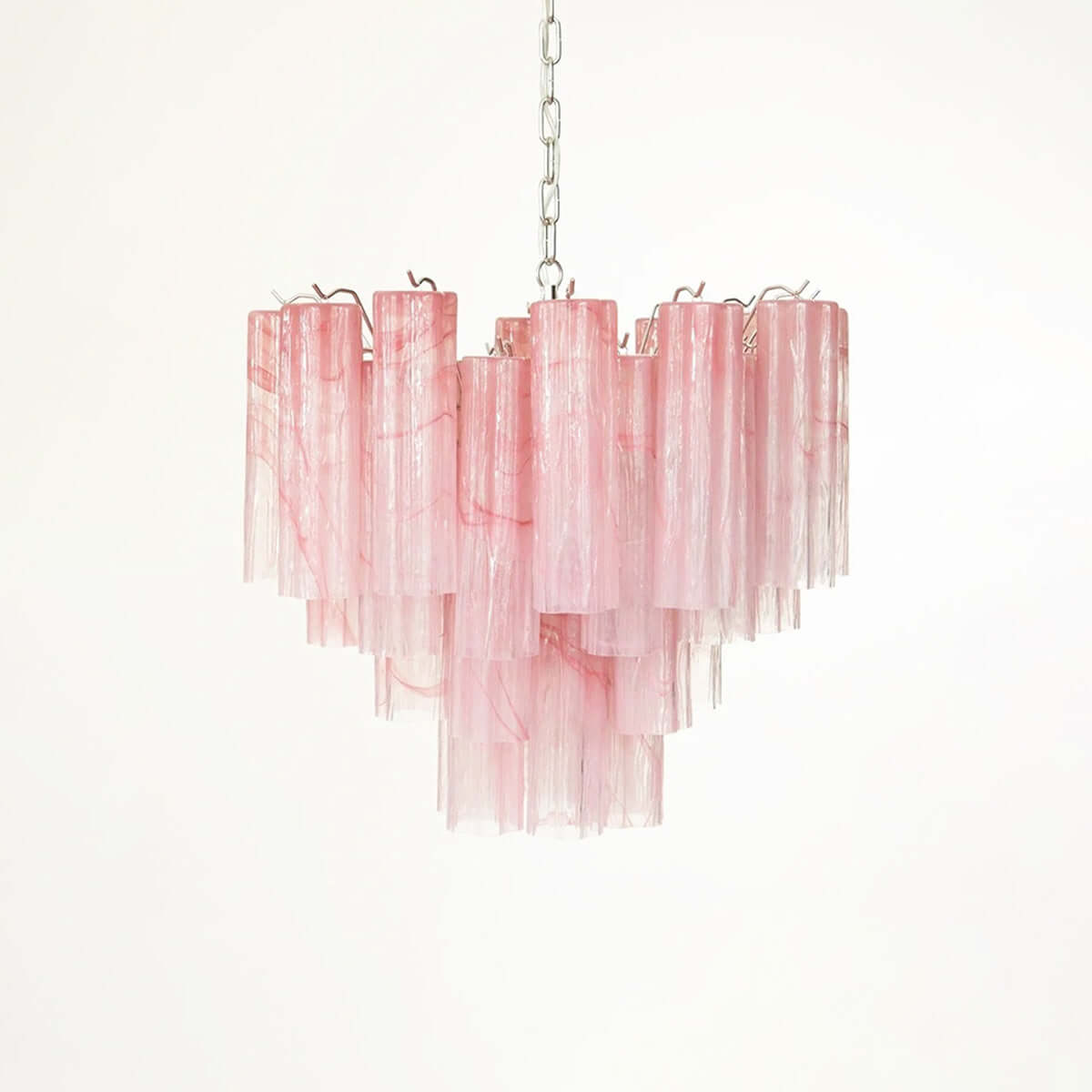 Murano Tubes Chandelier 23"