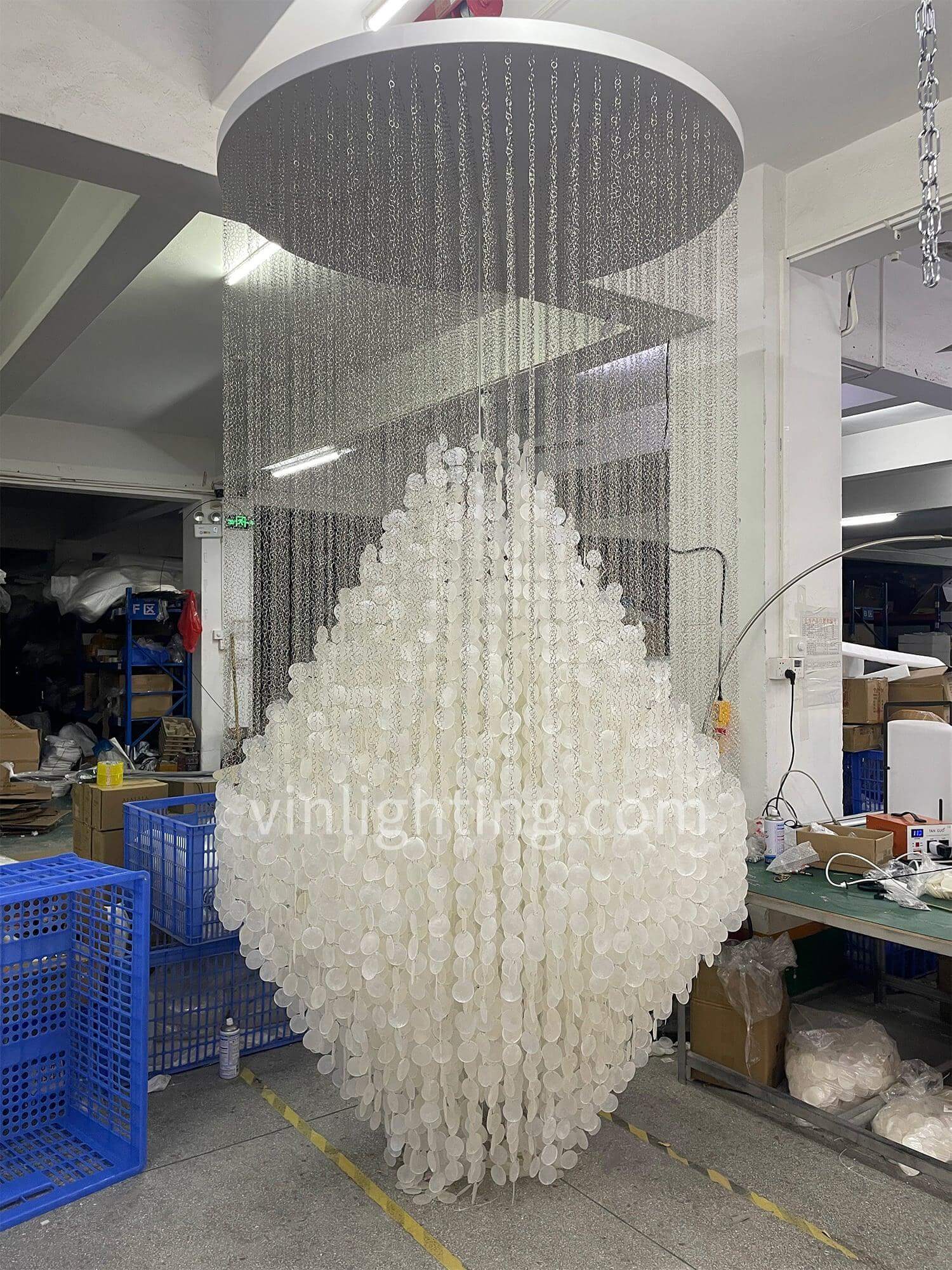 Sea-shell FUN Large Chandelier